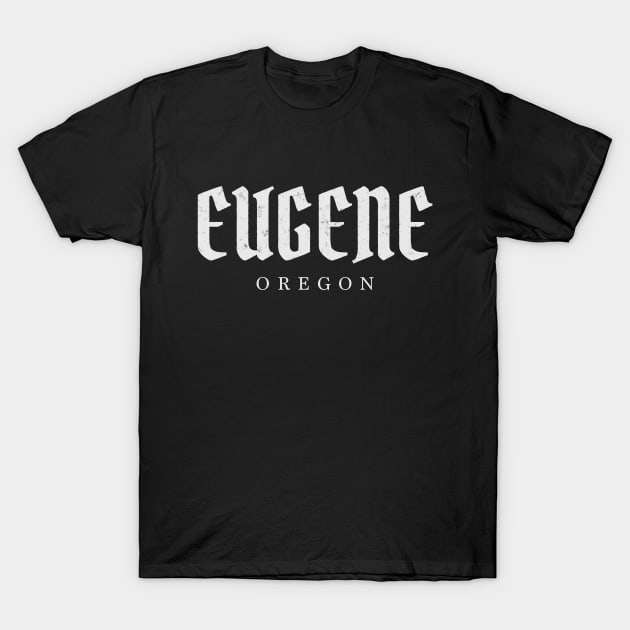 Eugene, Oregon T-Shirt by pxdg